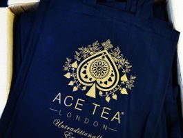 NEW FOR CHRISTMAS 2020 – BLACK & GOLD COTTON TOTE BAGS